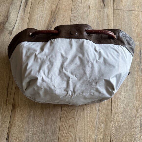 COLE HAAN Village Tri Color H05 Pebbled Leather Trapeze Large Hobo Shoulder Bag - Picture 13 of 17